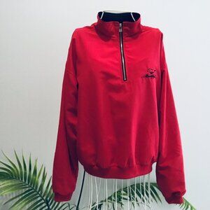 Antigua Mustang Logo Pullover Jacket - Small